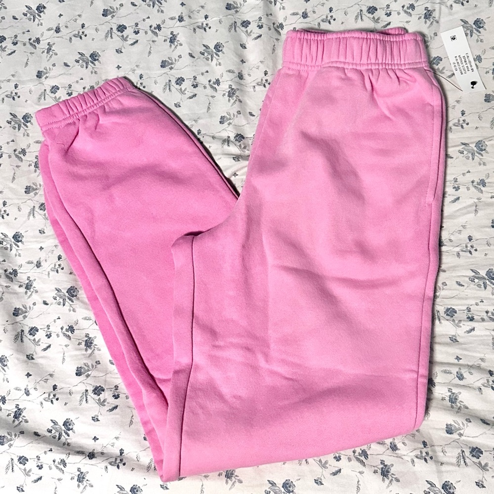 Pink sweatpants
